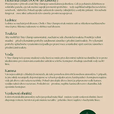 Tiny Glamp - Kontejner Louka Glamping *
