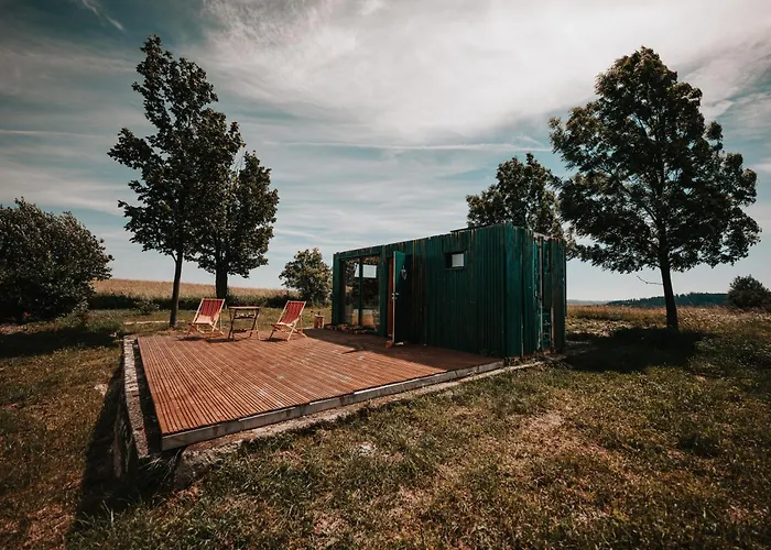 Tiny Glamp - Kontejner Louka Rudna pod Pradedem